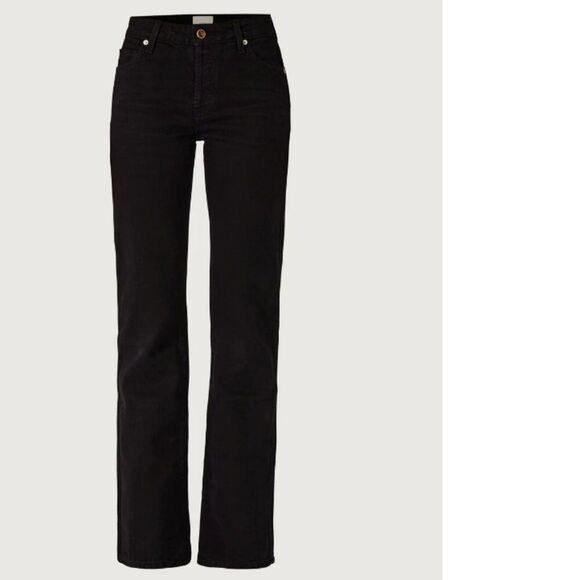 SAME The Label $395 The Perfect Jeans Straight Leg Organic Cotton Mid Rise Sz 28